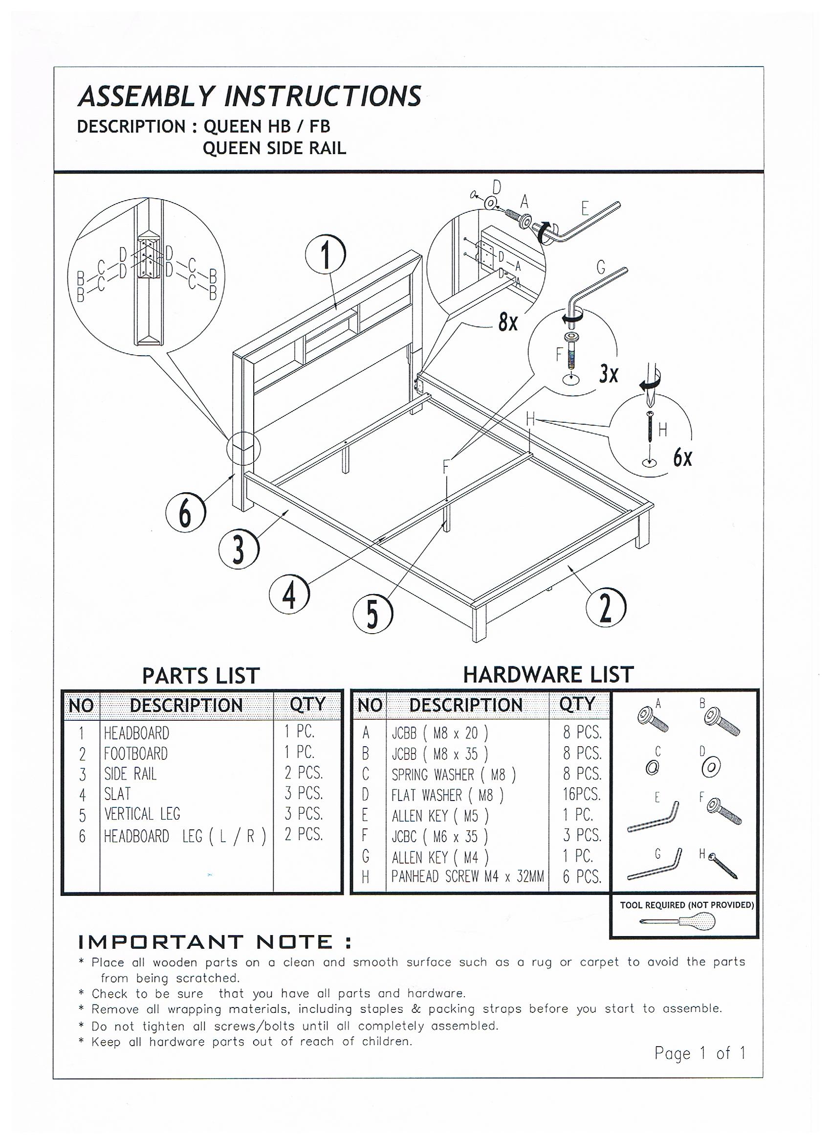 atlas cot bed instructions